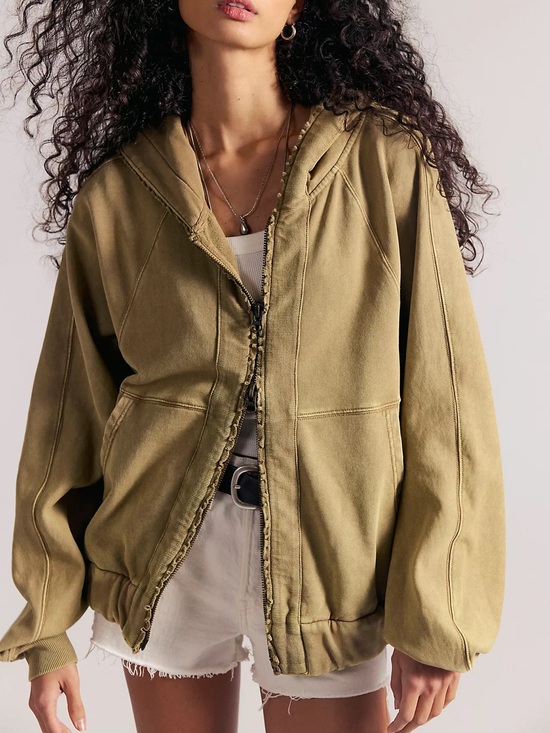 Free People Jackets & Blazers - Free people Gotta Go Zip-Up
